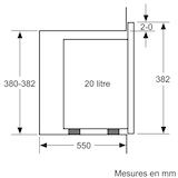 thumbnail of Neff N 50 Einbau Mikrowelle Schwarz HLAWD23N0 mit Reinigungssystem, 38 cm Nische, 800 W, 20 Liter