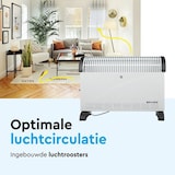 thumbnail of BRASQ Elektrische Convectorkachel - Verstelbare thermostaat - 750/1250/2000 watt - Verwarming - Wit