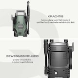 thumbnail of BRASQ Hogedrukreiniger HPW 105 - Terrasreiniger - Hogedrukspuit - 1400 Watt - 105 bar - max. 426 liter / uur - Inclusief accessoires - Complete set