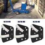 thumbnail of 6-Pack Diamant Schuursegment voor Zachte Vloeren (Zwart, 30/40-M6) - Schuren en polijsten van schraal beton, vlonders, vinyl