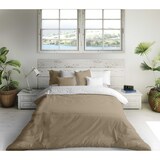 thumbnail of Funda nórdica bicolor reversible cama 135 algodón extra suave fabricado en España Lino P.15-1305/ Blanco Naturals