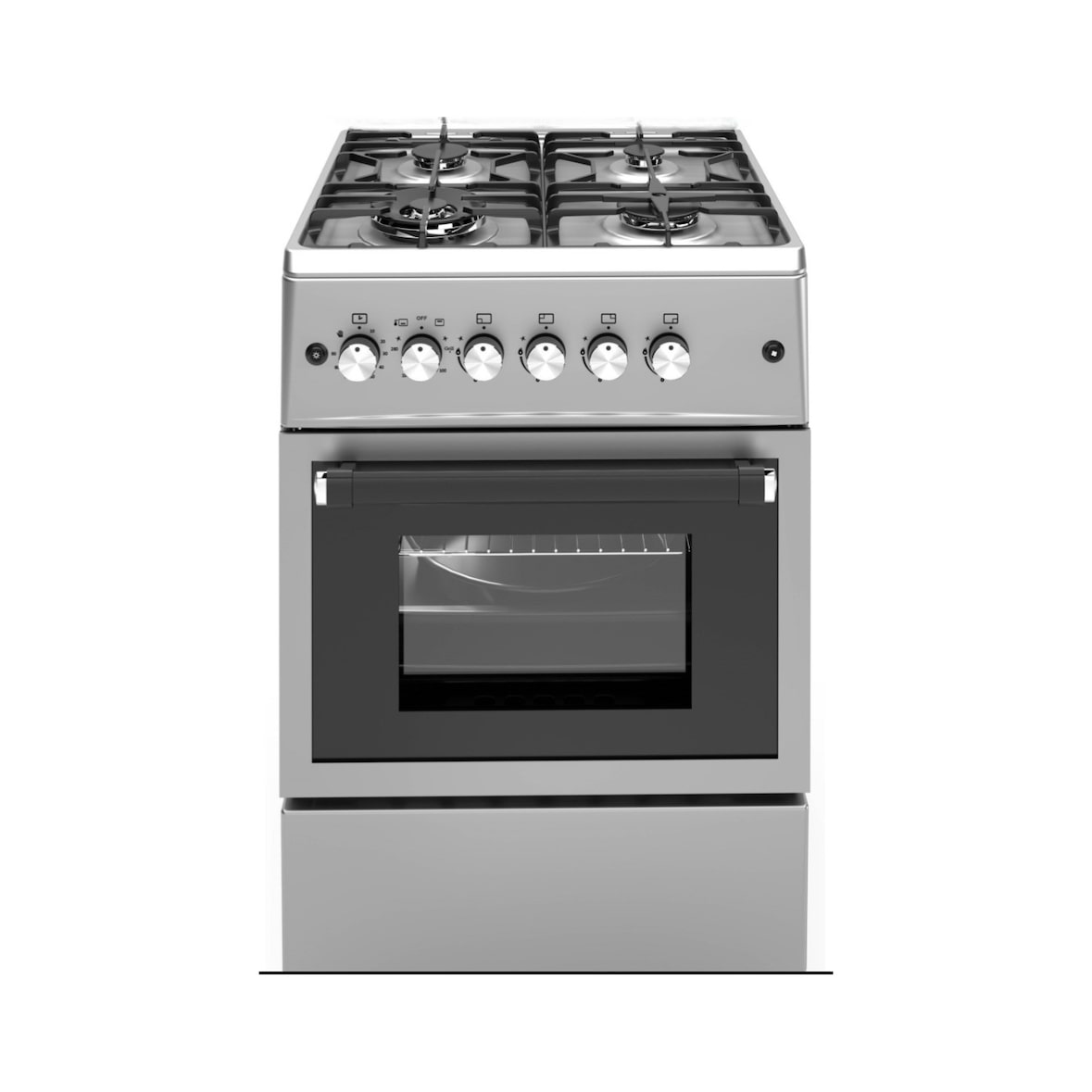 ALPHA Cocina de Gas VULCANO LUX-60 Inox