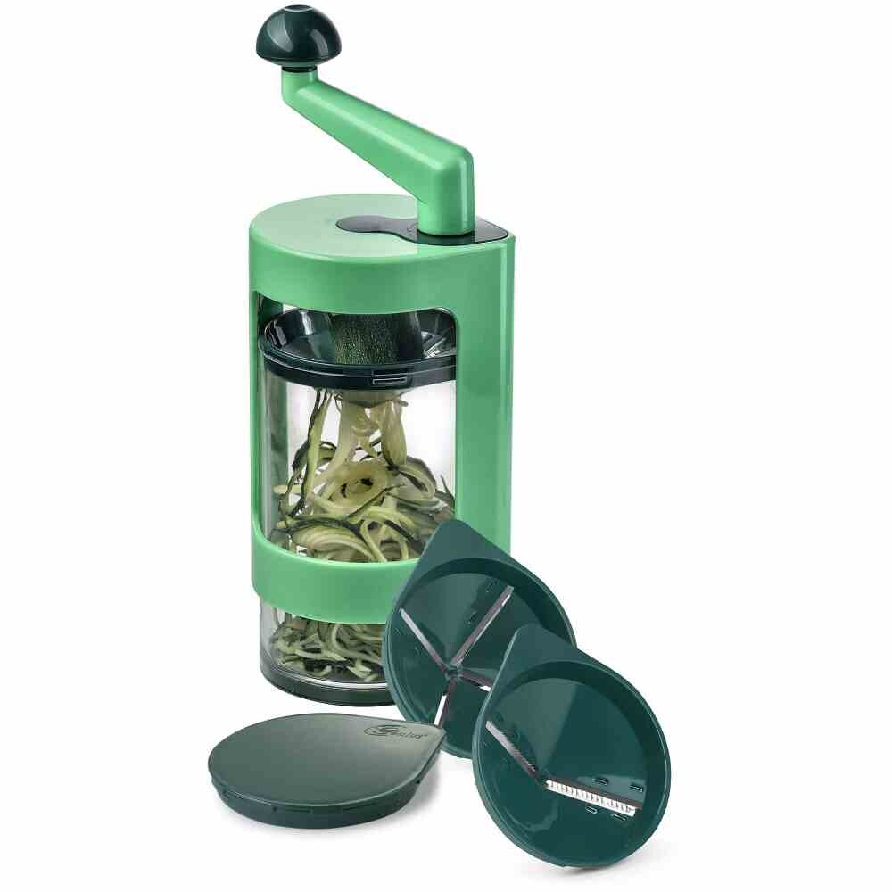 Genius Super Julietti Spiralschneider Set 6-tlg., grün