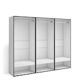 thumbnail of Offener Schrank, Kleiderbügel mit Einlegeböden, 180x35x145 cm, Schlafzimmer, Kleidung, Schuhe, Moderner Stil, Weiß - 438_7