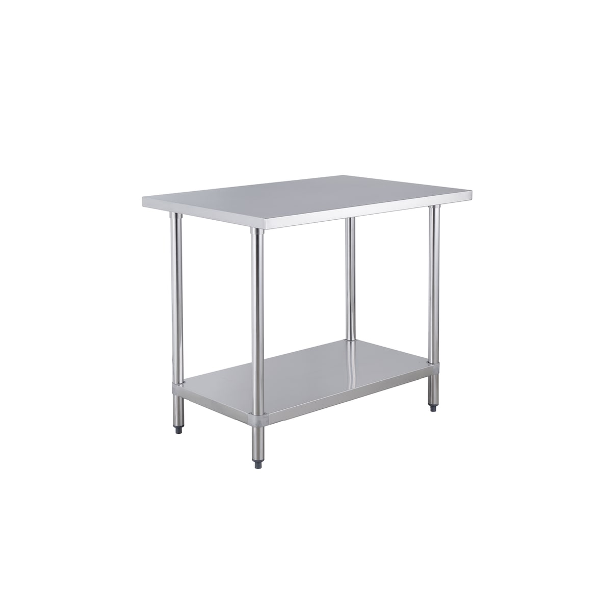 METRO Professional Werktafel GWTS4107, roestvrij staal, 100 x 70 x 85 cm