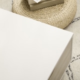 thumbnail of HOMCOM Mesa de Centro Mesa de Salón Moderna con 2 Cajones y Compartimientos Abiertos para Oficina Dormitorio Estudio 106x58x39,5 cm Blanco