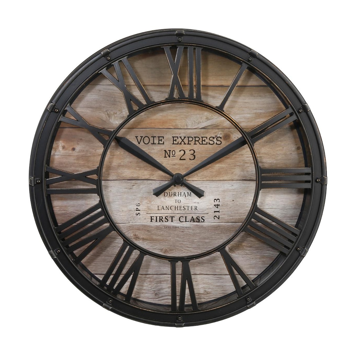 Pendule murale rétro et vintage D 39 cm