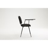 thumbnail of silla conferencia Ken con mesa plegable & en tela Negro