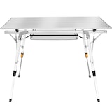 thumbnail of Aluminium Klapptisch Tina faltbar höhenverstellbar - silber