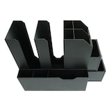 thumbnail of Kaffeestation für Zubehör HWC-L97, Tee Kaffee Organizer Aufbewahrungsbox mit 2 Schubladen und 7 Fächern, 29x14x33cm