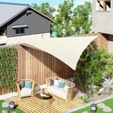 thumbnail of Outsunny Toldo Vela 5x5x5m Triangulo Color Crema Sombrilla Parasol Terraza Jardin Camping