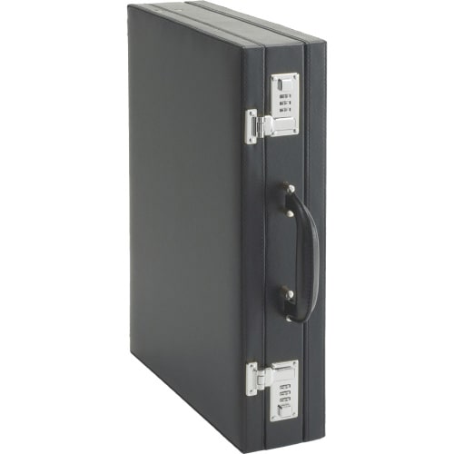 Alassio Attachékoffer PONTE mit Zahlenkombinationsschlössern schwarz Lederimitat 92300