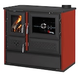 thumbnail of EEK A Küchenofen Holzherd 802 - BELLA bordeaux - 9,12 kW
