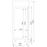 thumbnail of Monoblock-Kühlschrank für Backwaren 850 Liter - Combisteel