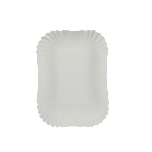PAPSTAR, Schalen, karton [ff] hoekig 13 cm x 17,5 cm x 3 cm wit
