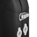 thumbnail of 2 Zonen Massageliege-Set mit Polsterung, Massagerollen und Aluminiumgestellschwarz