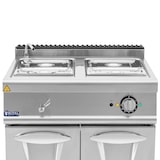 thumbnail of Helloshop26 - Bain-marie 6000W 2 x GN 1/2 2 x GN 1/3 kraan onderkast (80 x 73 cm) roestvrij staal 14_0008296