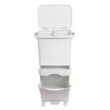 thumbnail of WellHome - Cubo de Basura Vertical con ruedas 42L de 3 Compartimentos (24L + 4L + 14L)