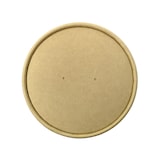 thumbnail of MONOUSO - Kraft-Kraft Kartonnen Deksel voor Kartonnen Pot Ø11,7cm (375 Stuks)