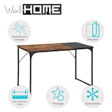 thumbnail of WellHome - Mesa extensible ''Ibro'' de diseño vintage 120x60x74cm