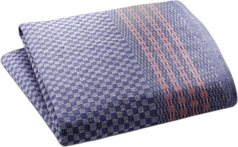 Touchon/Grubentuch, Halbleinen, blau/rot; VE=5 Stk. : blau / rot : 50% Leinen 50% Baumwolle 120 g/Stück