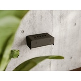 thumbnail of Stil Casa muur asbak, geverfd staal, 23,5x13,2xh. 18,7 cm, uitneembare interne container, muurbevestiging, zwart.