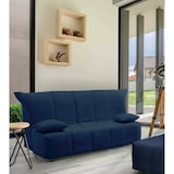 thumbnail of Dmora Divano Letto Alisee, Divano a 2 posti, 100% Made in Italy, Sofà Soggiorno con apertura a carrello, in tessuto imbottito, Cm 125x90h85, Blu