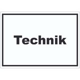 thumbnail of Technik Aufkleber mit Text Hauswirtschaftsraum waagerecht A2 (420x594mm)