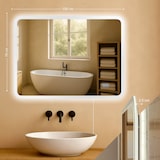 thumbnail of Specchio da bagno Jericho 70x100 cm