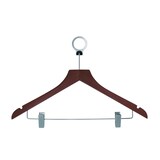 thumbnail of Stark confezione da 100 grucce con anello anti-furto e pinze porta-pantalone GRAP-1 di dimensioni 445*12 mm con finitura marrone