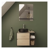 thumbnail of Ensemble meuble simple vasque EDISSON 70 cm + vasque + miroir