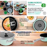 thumbnail of Magefesa Nordic Verde Set di Pentole Induzione 6-Piece Antiaderente Casseruoli, Padelle Design Vintage, Verde