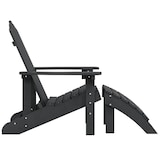thumbnail of vidaXL Adirondack-Gartenstuhl mit Fußteil HDPE Anthrazit