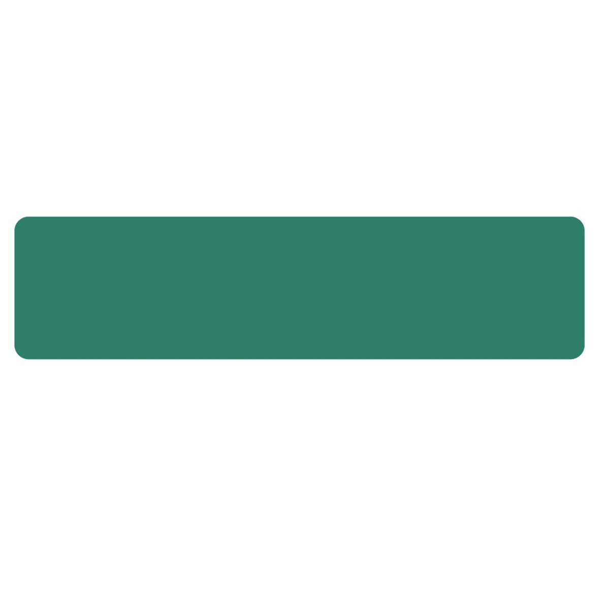 Tarifold confezione 10 sticker rettangolari - 20x5 cm, verde