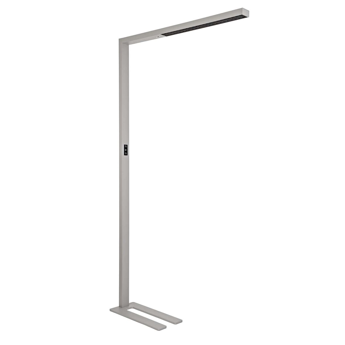 LED-Standleuchte Maulsirius  Beweg.- Lichtsensor col. var. silber