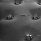 thumbnail of Ottomane Chesterfield, Sitzhocker Fußablage Hocker, Kunstleder 39x77x47cm ~ schwarz