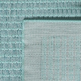 thumbnail of Teppich Balkon Unifarben Pflegeleicht Waschbar Strapazierfähig Terrasse Küche Blau 140x200 cm OEKO-TEX Gekettelt – ORIANA von Kadima Design