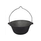 thumbnail of Caldeirão de ferro fundido 9l + frigideira (2 em 1), panela húngara, forno holandês, panela suspensa