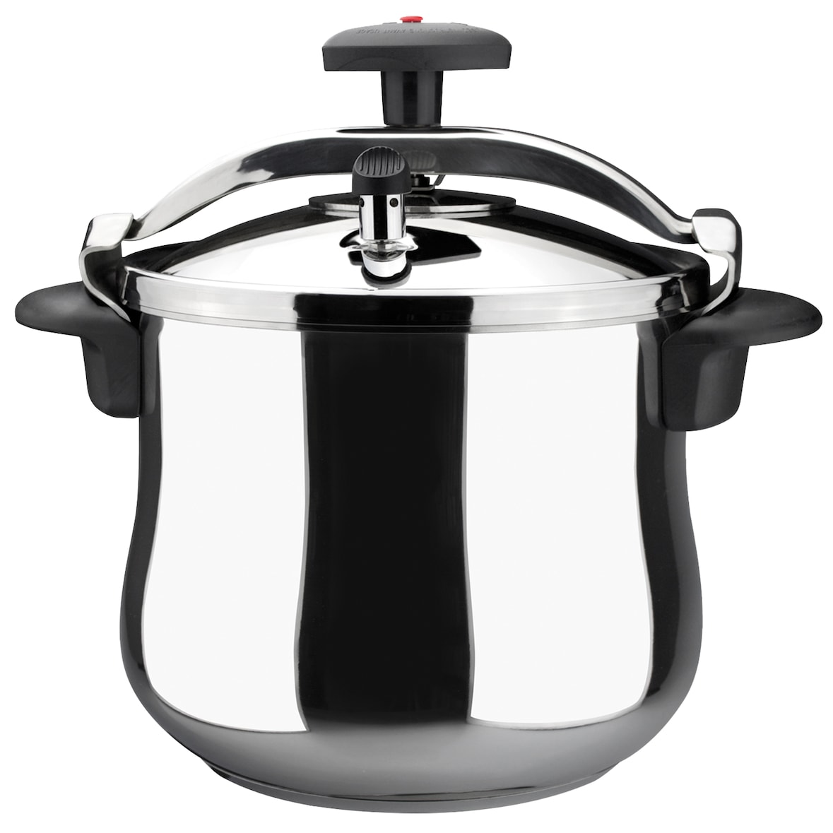Magefesa Star Bombeada - Olla Express Tradicional 10L, Acero Inoxidable 18/10, Cocina Sana, Para Inducción, Reparto del Calor, Válvula Giratoria,