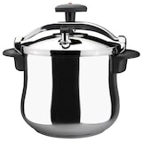 thumbnail of Magefesa Star Bombeada - Olla Express Tradicional 10L, Acero Inoxidable 18/10, Cocina Sana, Para Inducción, Reparto del Calor, Válvula Giratoria,