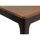 thumbnail of Salontafel HWC-M55, bijzettafel Sofatafel massief hout HDF laminaat melamine 46x120x70cm Sheesham hout look donkere poten