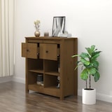 thumbnail of vidaXL Sideboard Honigbraun 70x35x80 cm Massivholz Kiefer