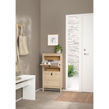 thumbnail of WellHome - Klapbare schoenenkast met 2 klapdeuren in kleur Eiken 54 x 25 x 103 cm - Guadalquivir