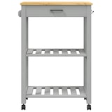 thumbnail of vidaXL Keukentrolley MONZA 60x40x90 cm massief  grenenhout