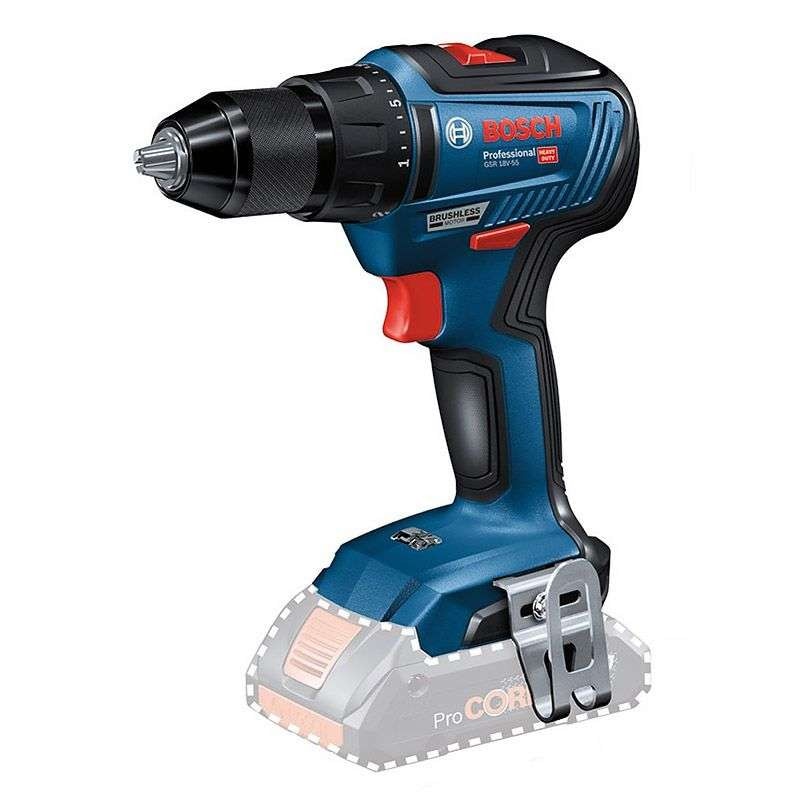 BOSCH 06019H5202 BOSCH GSR 18V-55 Professional Akku-Bohrschrauber 18,0 V, ohne Akku