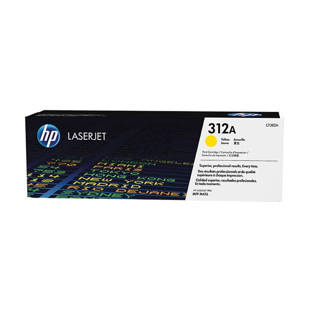 HP Cartucho de toner 312A Yellow LaserJet