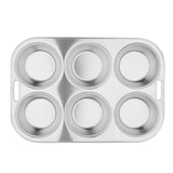 thumbnail of Plaque de 6 moules à muffins profonds Vogue
