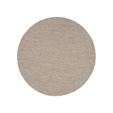 thumbnail of Teppich Balkon Unifarben Pflegeleicht Waschbar Strapazierfähig Terrasse Küche Rund Beige 160x160 cm OEKO-TEX – ALSTER von Kadima Design