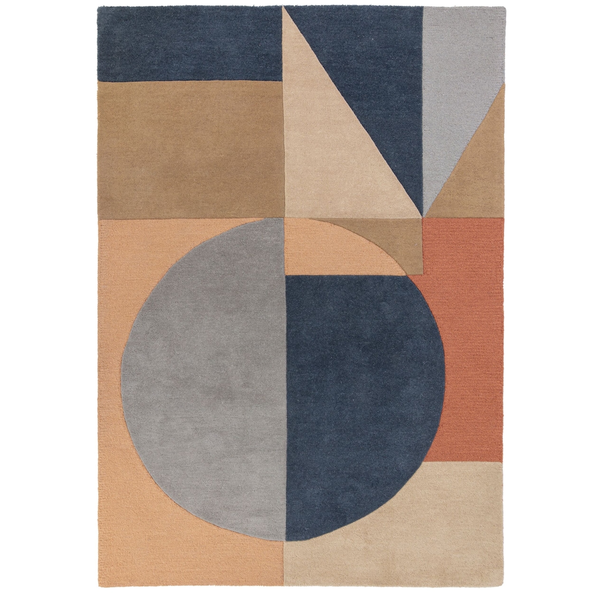 Luxus Wolle & Naturkautschuk Teppich - `Deben Cole`. 120x170 cm | Kadima Design