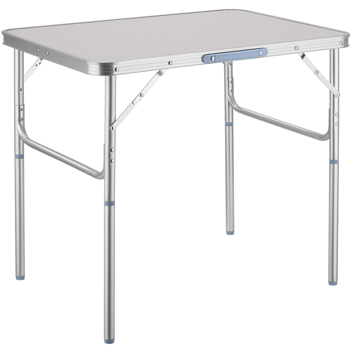 Camping Klapptisch aus Aluminium 75x55x68cm - grau